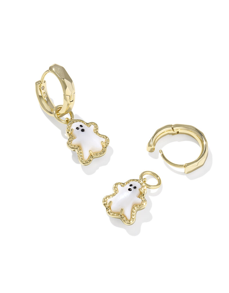 KENDRA SCOTT Ghost Huggie Earrings