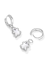 KENDRA SCOTT Ghost Huggie Earrings