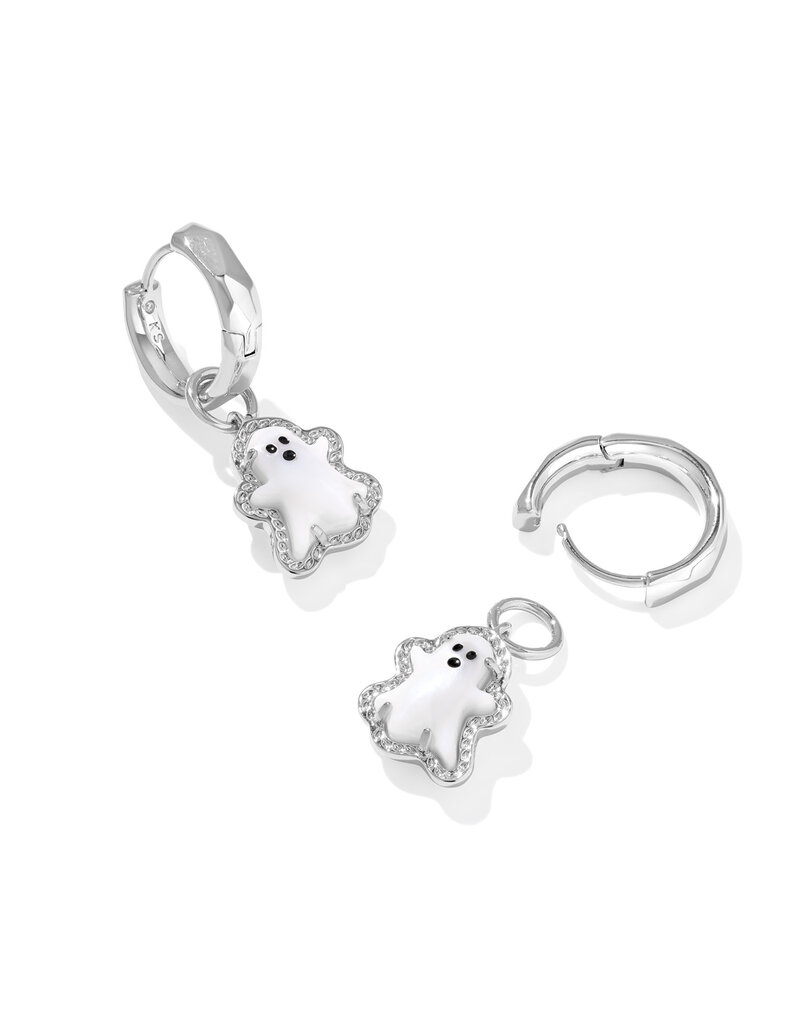 KENDRA SCOTT Ghost Huggie Earrings