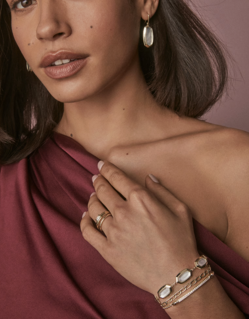 KENDRA SCOTT Elaina Bezel Delicate Bracelet