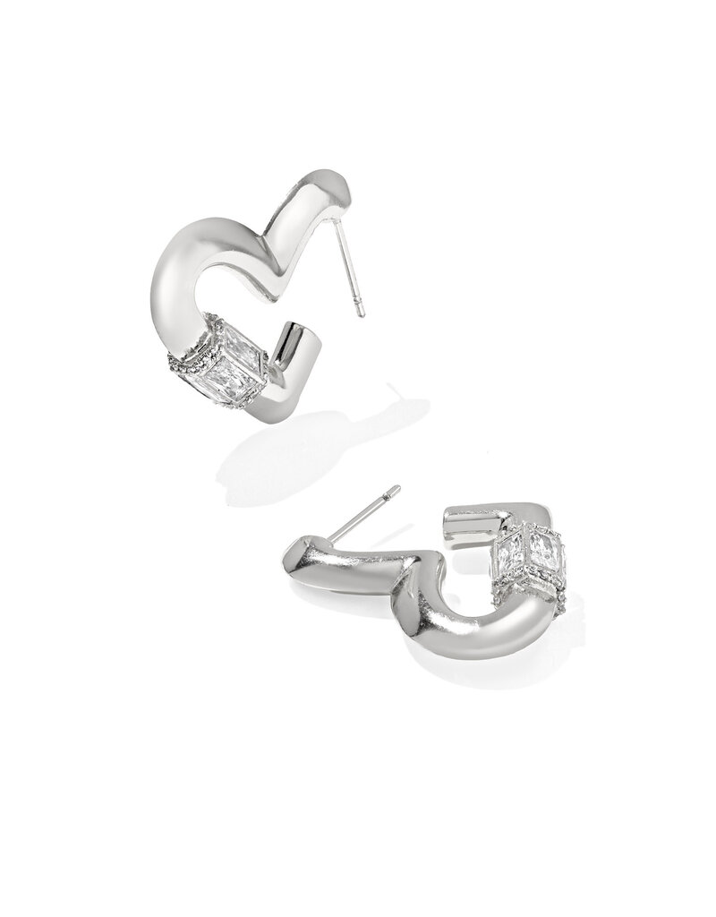 KENDRA SCOTT Emery Heart Hoop Earrings