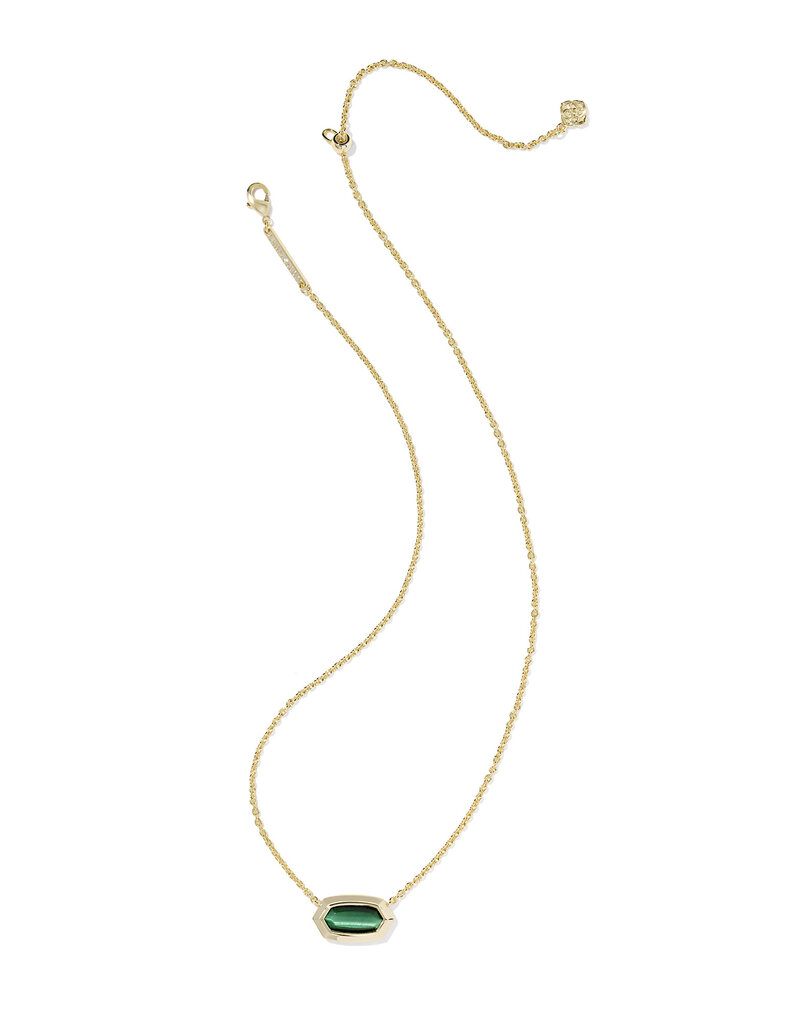 KENDRA SCOTT Elisa Bezel Pendant Necklace