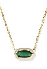 KENDRA SCOTT Elisa Bezel Pendant Necklace