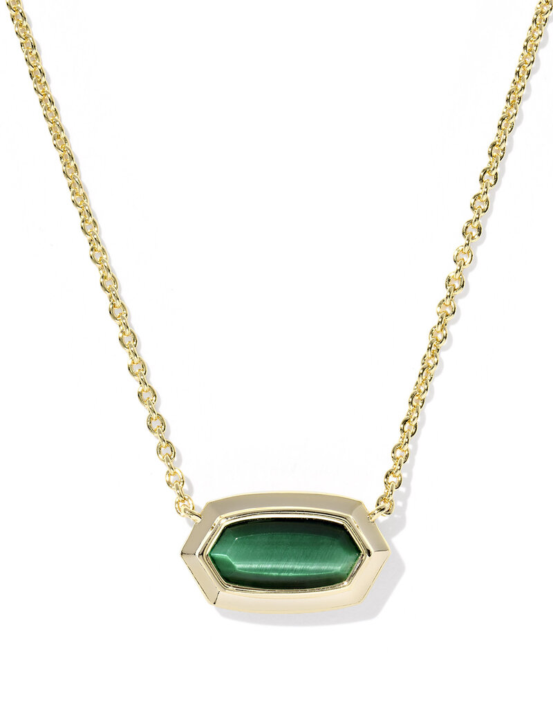 KENDRA SCOTT Elisa Bezel Pendant Necklace