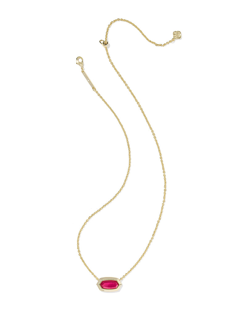 KENDRA SCOTT Elisa Bezel Pendant Necklace