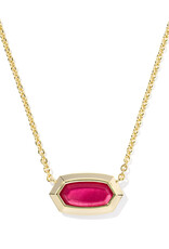 KENDRA SCOTT Elisa Bezel Pendant Necklace
