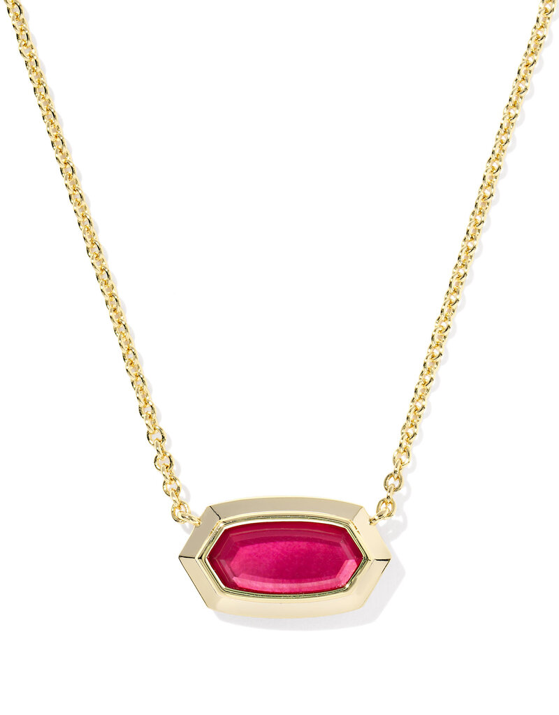 KENDRA SCOTT Elisa Bezel Pendant Necklace