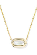 KENDRA SCOTT Elisa Bezel Pendant Necklace