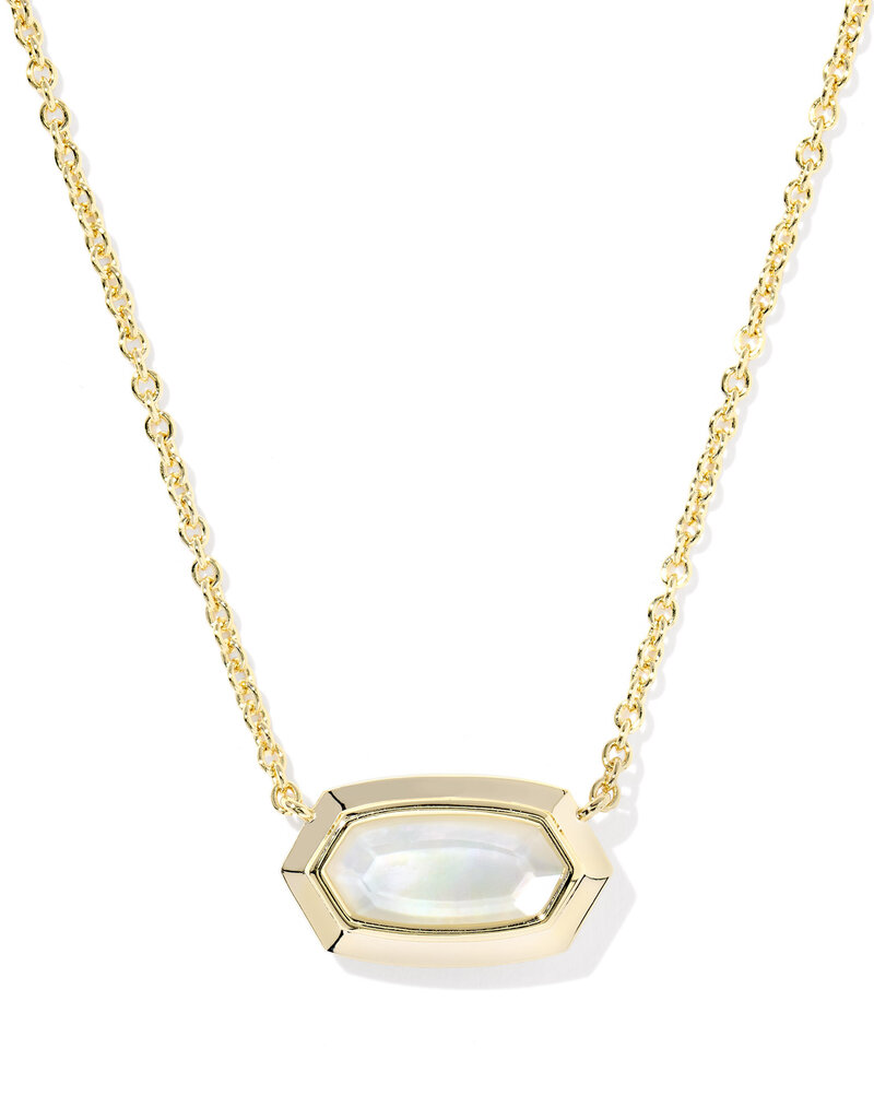 KENDRA SCOTT Elisa Bezel Pendant Necklace