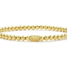 LAGOS Caviar Gold 18K Gold Bead Bracelet | 4mm