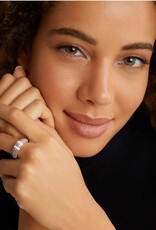 LAGOS Pink Caviar Ceramic and Caviar Diamond Ring