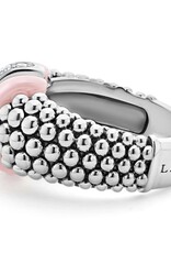 LAGOS Pink Caviar Pink Ceramic Caviar Diamond Ring