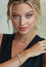 LAGOS Caviar Lux Double X Caviar Diamond Bracelet 6mm