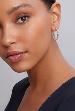 LAGOS Signature Caviar Two Tone Caviar Hoop Earrings