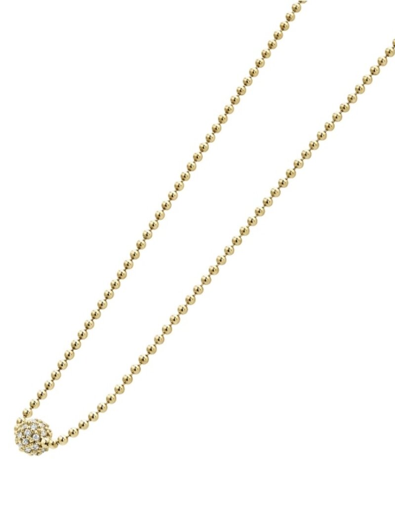 LAGOS Covet 18K Gold Diamond Sphere Nekclace
