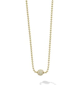 LAGOS Covet 18K Gold Diamond Sphere Nekclace