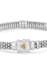 LAGOS Caviar Lux 6mm 3 Station Diamond Bracelet
