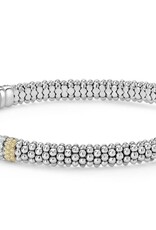 LAGOS Caviar Lux 6mm 3 Station Diamond Bracelet
