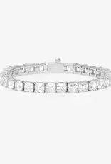 J.HOFFMAN'S Queen's Tennis Bracelet- White Crystal