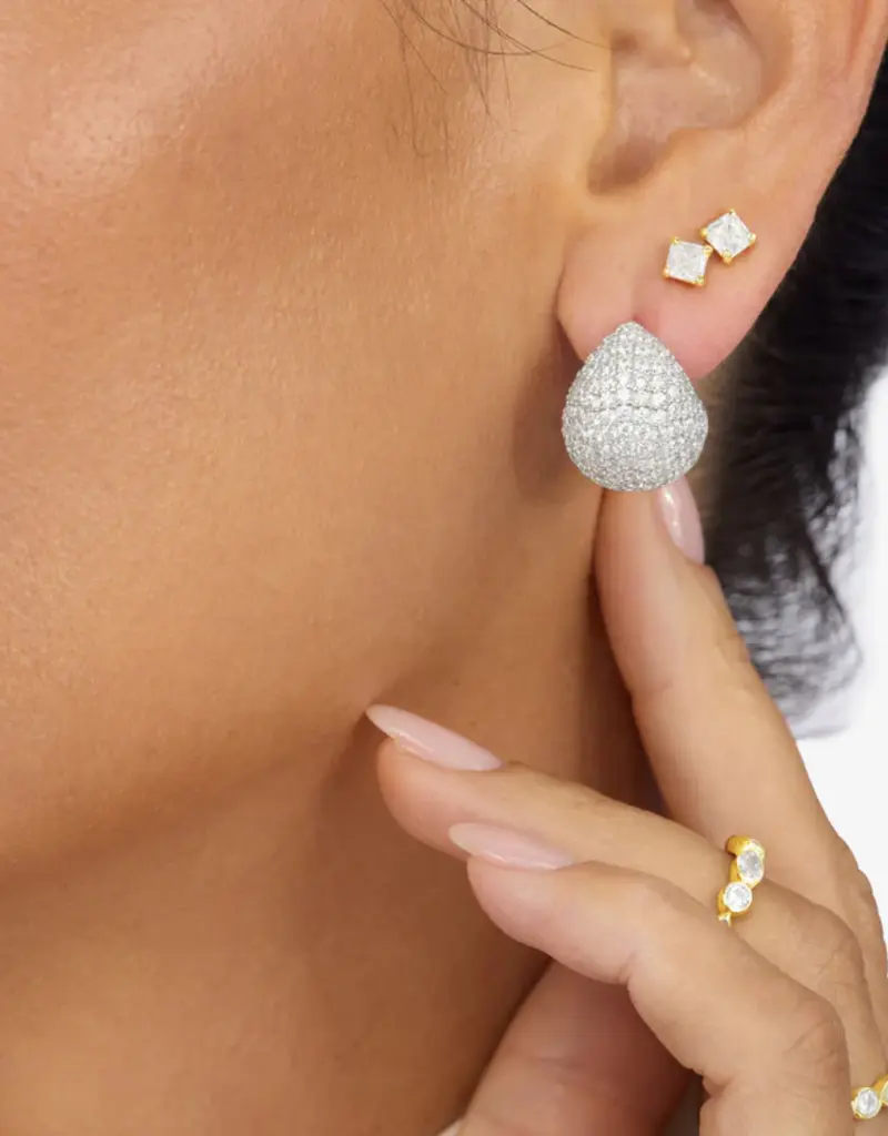 J.HOFFMAN'S Norah Pave Earrings