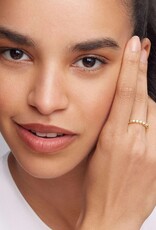 LAGOS Cavair Gold 18K Gold and Diamond Stacking Ring