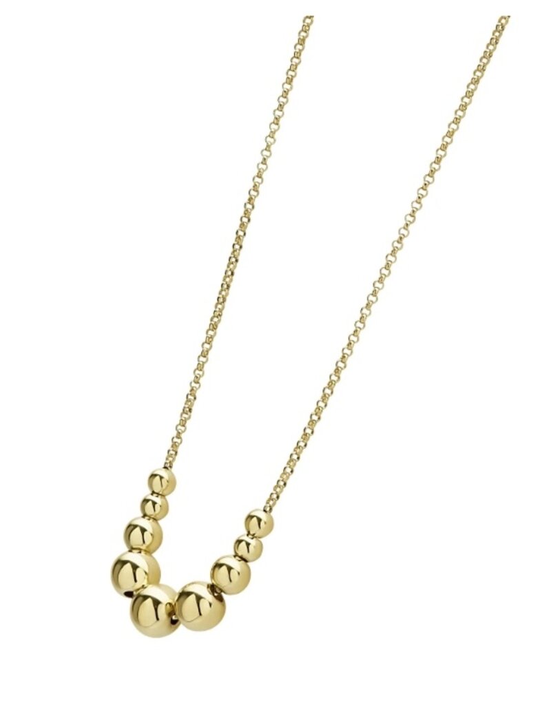 LAGOS 18k Caviar Gold Graduated Beaded Necklace