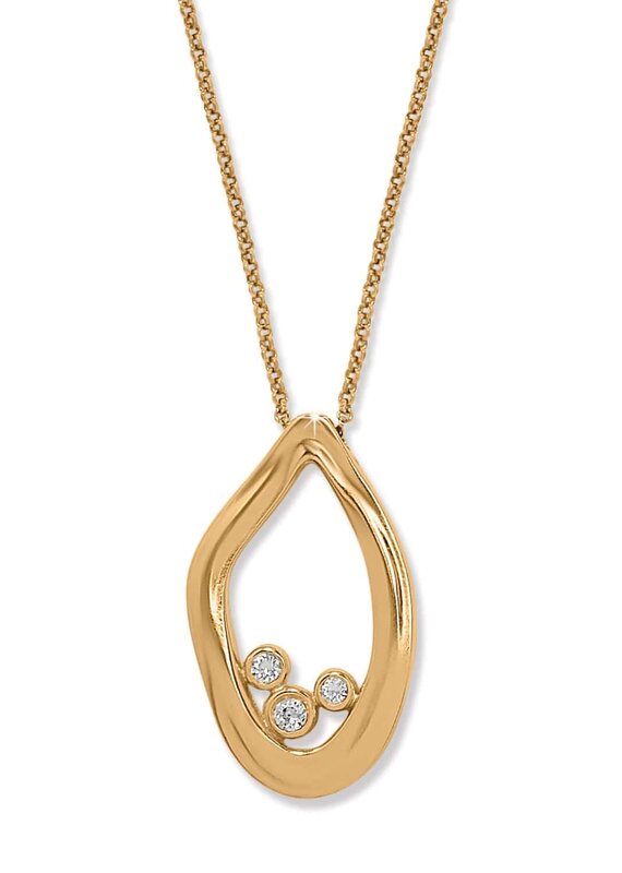 Cascade Lumina Necklace in Gold