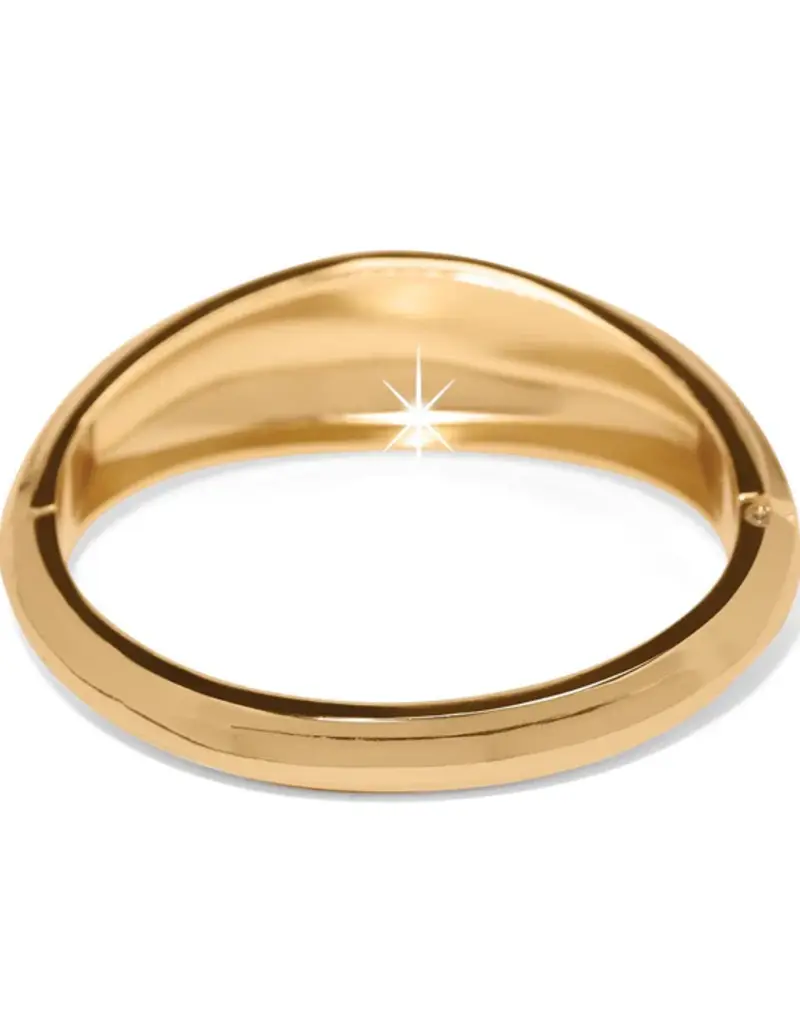 Cascade Lumina Hinged Bangle in Gold