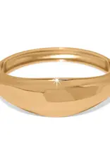 Cascade Lumina Hinged Bangle in Gold