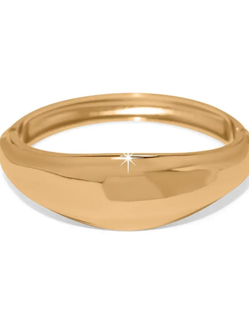 Cascade Lumina Hinged Bangle in Gold
