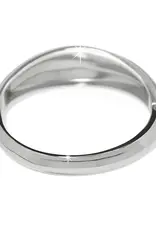 Cascade Lumina Hinged Bangle in Silver