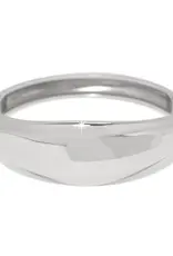 Cascade Lumina Hinged Bangle in Silver
