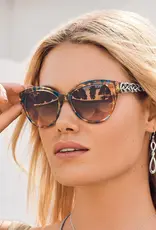 Interlok Braid Sunglass in Blue Havana