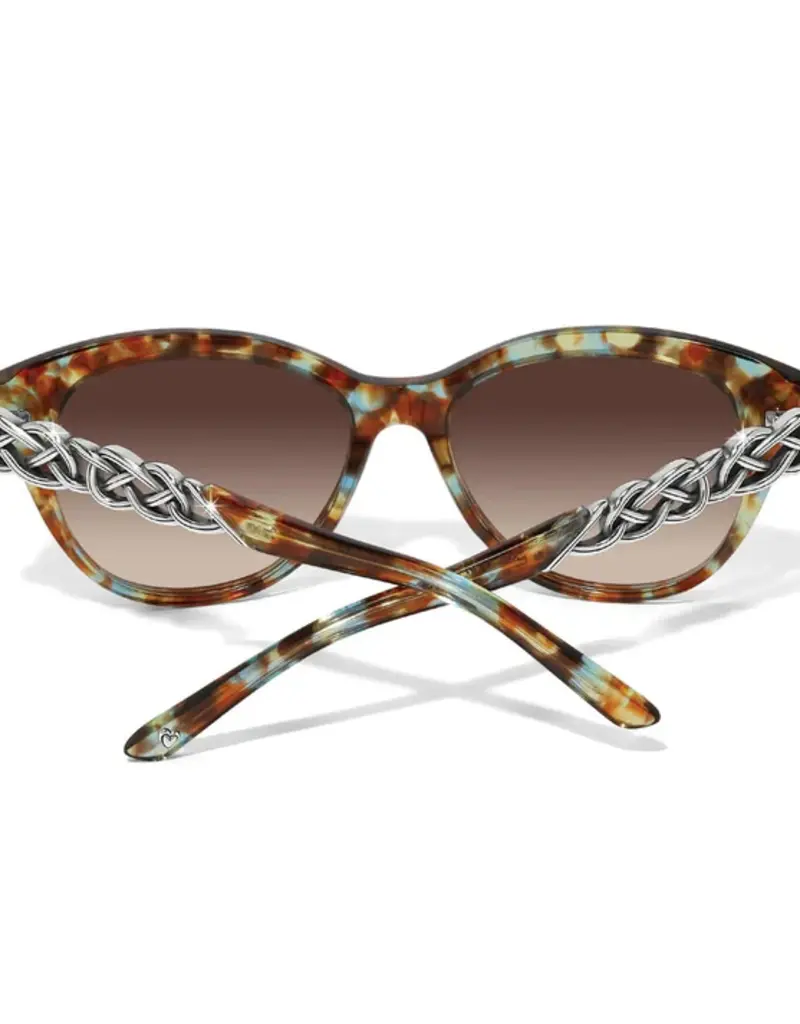 Interlok Braid Sunglass in Blue Havana