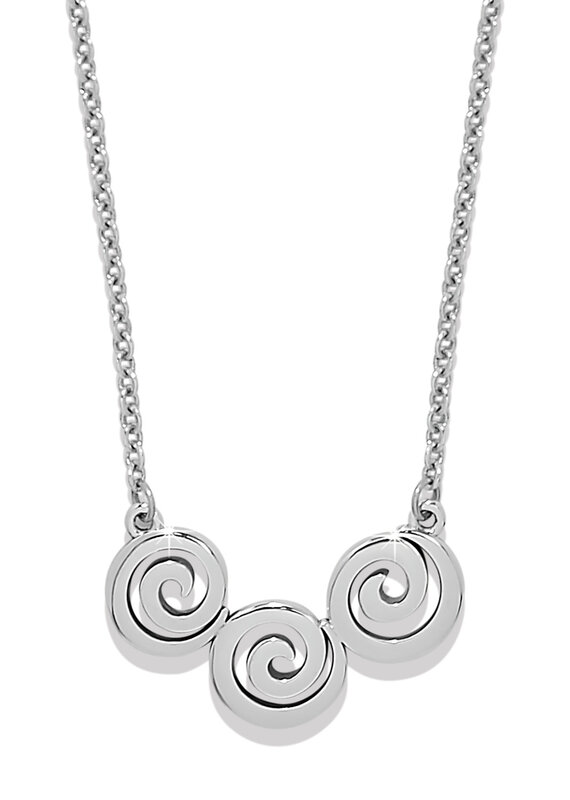 Vertigo Spiral Trio Necklace
