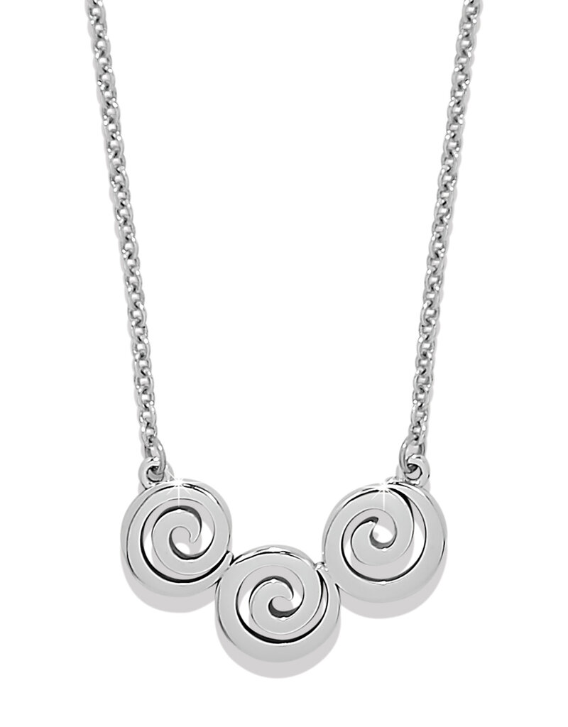 Vertigo Spiral Trio Necklace