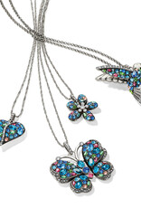 Trust Your Journey Blues Butterfly Necklace