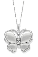 Trust Your Journey Blues Butterfly Necklace