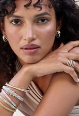 LAGOS Caviar Lux Two-Tone Five Row Diamond Ring