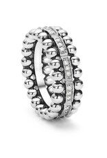 LAGOS Caviar Spark Caviar Beaded Diamond Ring