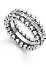 LAGOS Caviar Spark Caviar Beaded Diamond Ring