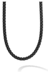 LAGOS Black Caviar Black Ceramic Beaded Necklace | 5mm