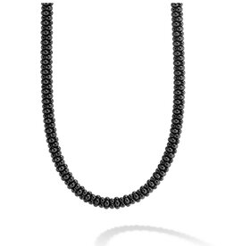 LAGOS Black Caviar Black Ceramic Beaded Necklace | 5mm