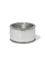 Pretty Tough Gem Wide Band Ring in Clear