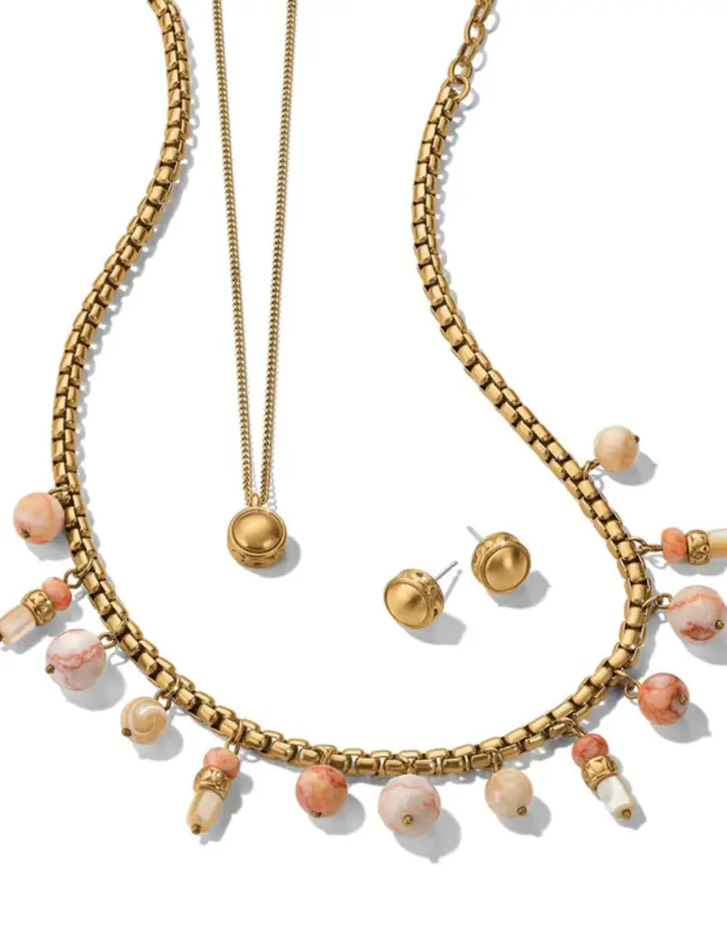 Contempo Nuevo Petite Dome Necklace in Gold