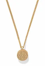 Contempo Nuevo Petite Dome Necklace in Gold