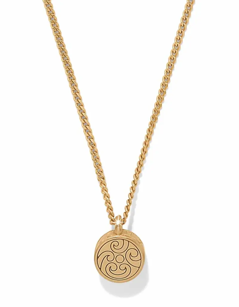 Contempo Nuevo Petite Dome Necklace in Gold