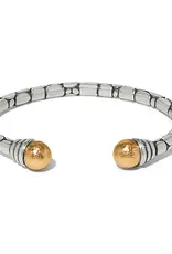 Pebble Link Two Tone Open Flex Cuff