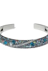 Trust Your Journey Blues Hinged Bangle