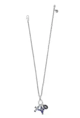 Unity Cross Necklace in Blue